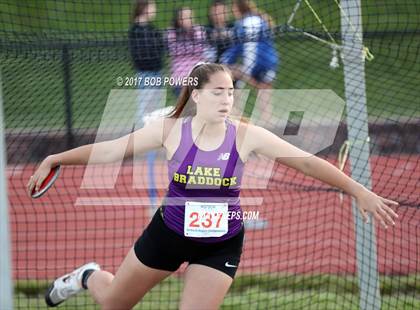 Thumbnail 2 in VHSL Region 6A North Championships (Girls Field Events) photogallery.