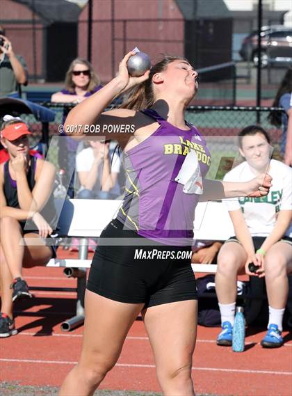 Thumbnail 1 in VHSL Region 6A North Championships (Girls Field Events) photogallery.