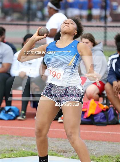 Thumbnail 1 in VHSL Region 6A North Championships (Girls Field Events) photogallery.