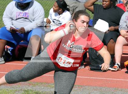 Thumbnail 2 in VHSL Region 6A North Championships (Girls Field Events) photogallery.