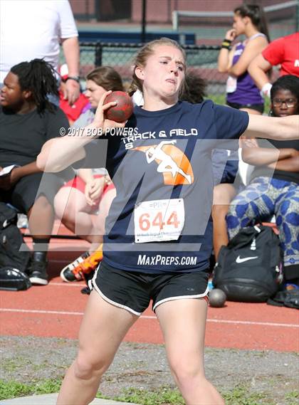 Thumbnail 1 in VHSL Region 6A North Championships (Girls Field Events) photogallery.