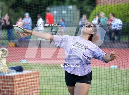 Thumbnail 2 in VHSL Region 6A North Championships (Girls Field Events) photogallery.
