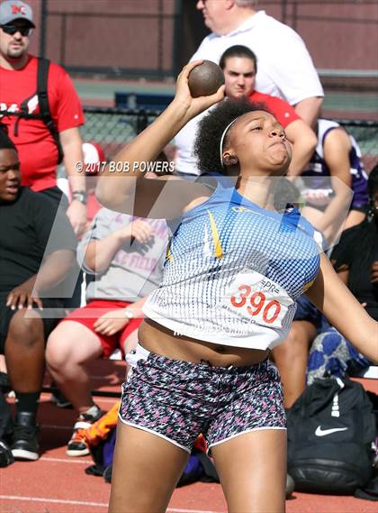 Thumbnail 2 in VHSL Region 6A North Championships (Girls Field Events) photogallery.
