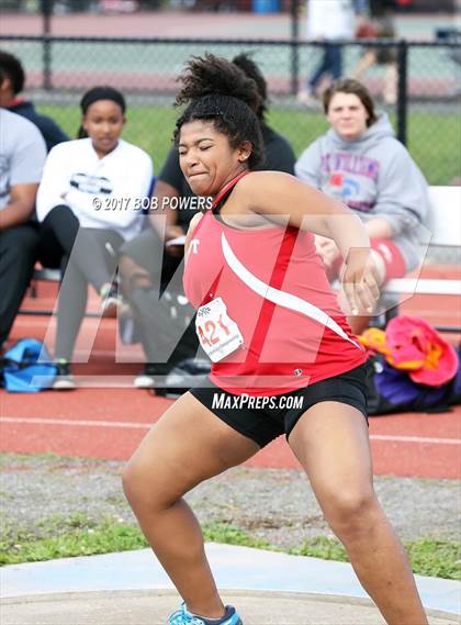 Thumbnail 1 in VHSL Region 6A North Championships (Girls Field Events) photogallery.