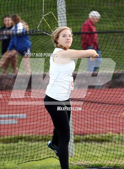 Thumbnail 2 in VHSL Region 6A North Championships (Girls Field Events) photogallery.