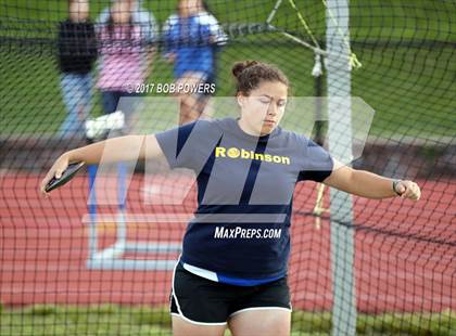 Thumbnail 2 in VHSL Region 6A North Championships (Girls Field Events) photogallery.