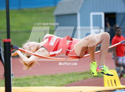 Thumbnail 1 in VHSL Region 6A North Championships (Girls Field Events) photogallery.