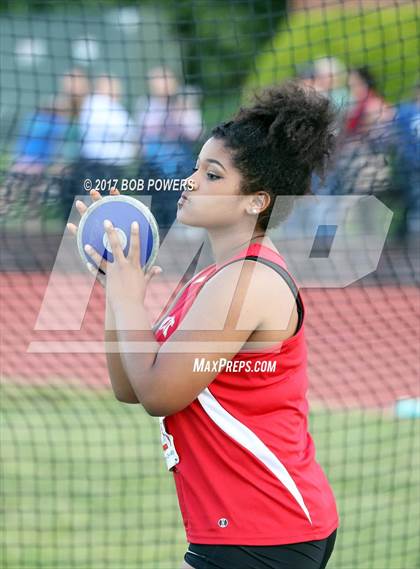 Thumbnail 1 in VHSL Region 6A North Championships (Girls Field Events) photogallery.