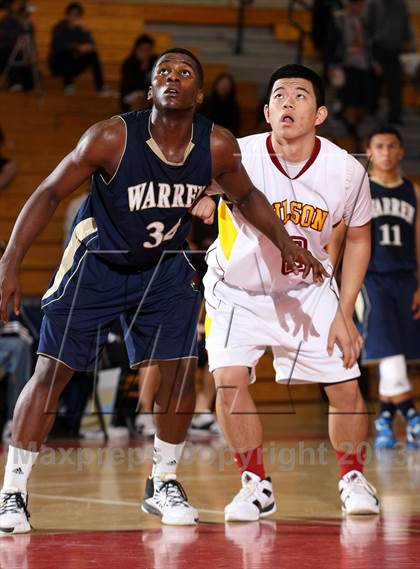 Thumbnail 3 in Wilson vs. Warren (Whittier Holiday Invitational) photogallery.