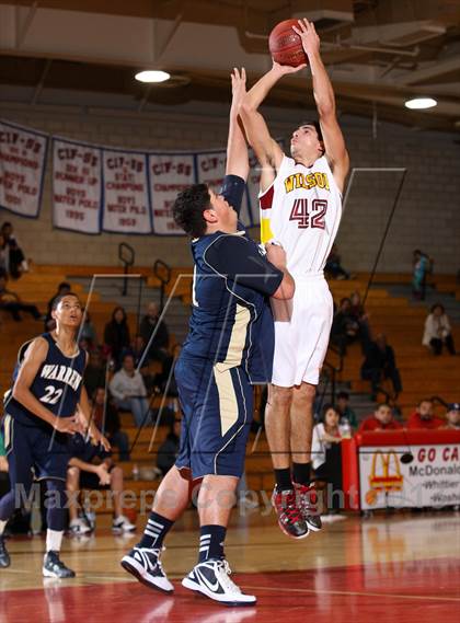 Thumbnail 2 in Wilson vs. Warren (Whittier Holiday Invitational) photogallery.
