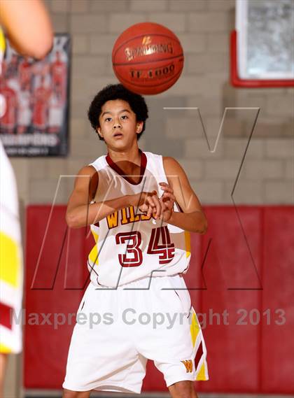 Thumbnail 3 in Wilson vs. Warren (Whittier Holiday Invitational) photogallery.