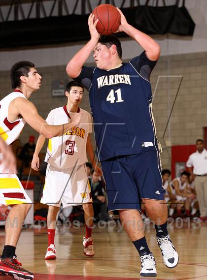 Thumbnail 1 in Wilson vs. Warren (Whittier Holiday Invitational) photogallery.