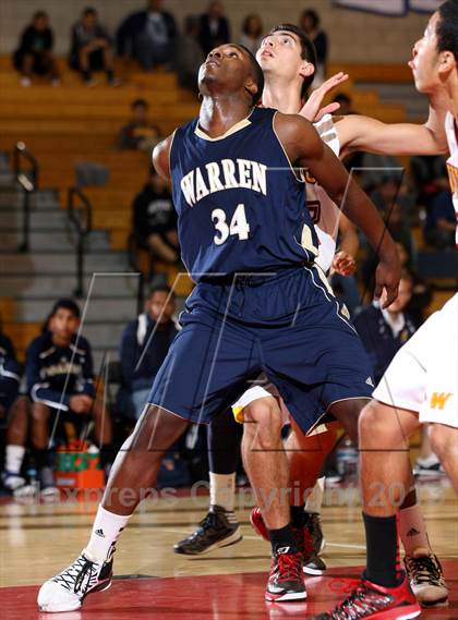 Thumbnail 2 in Wilson vs. Warren (Whittier Holiday Invitational) photogallery.