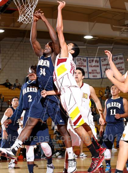 Thumbnail 2 in Wilson vs. Warren (Whittier Holiday Invitational) photogallery.
