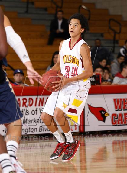 Thumbnail 1 in Wilson vs. Warren (Whittier Holiday Invitational) photogallery.