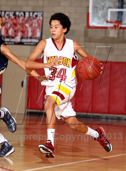 Thumbnail 1 in Wilson vs. Warren (Whittier Holiday Invitational) photogallery.