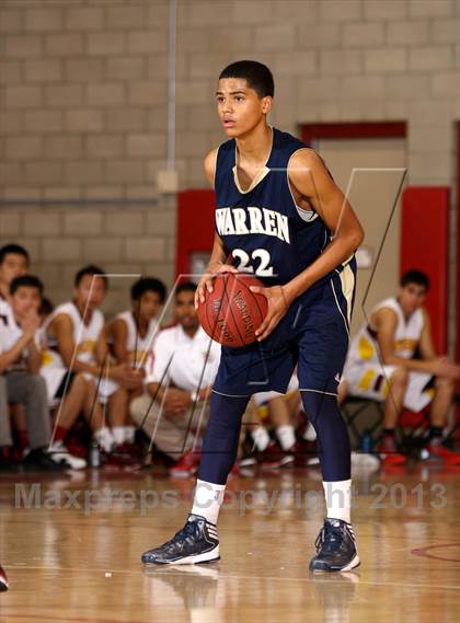 Thumbnail 3 in Wilson vs. Warren (Whittier Holiday Invitational) photogallery.