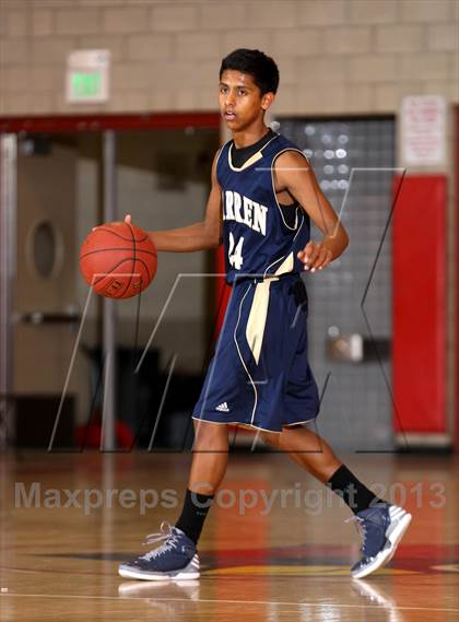 Thumbnail 3 in Wilson vs. Warren (Whittier Holiday Invitational) photogallery.