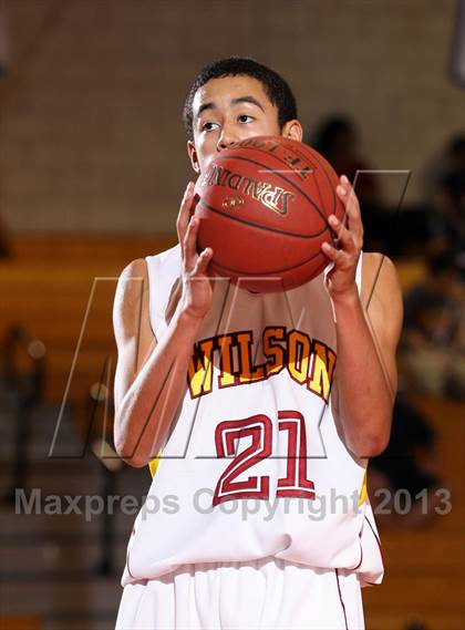 Thumbnail 2 in Wilson vs. Warren (Whittier Holiday Invitational) photogallery.