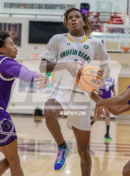 Thumbnail 2 in Chapel Hill vs Griffin (Thanksgiving Basketball Showcase) photogallery.