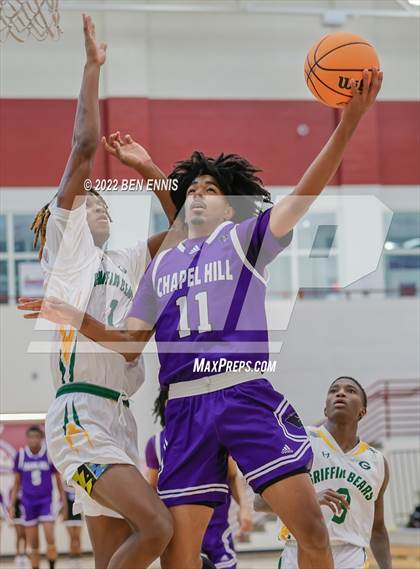 Thumbnail 2 in Chapel Hill vs Griffin (Thanksgiving Basketball Showcase) photogallery.