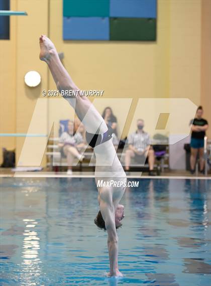 Thumbnail 1 in CHSAA 4A Boys Diving - State Championship photogallery.