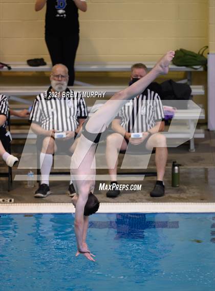 Thumbnail 1 in CHSAA 4A Boys Diving - State Championship photogallery.