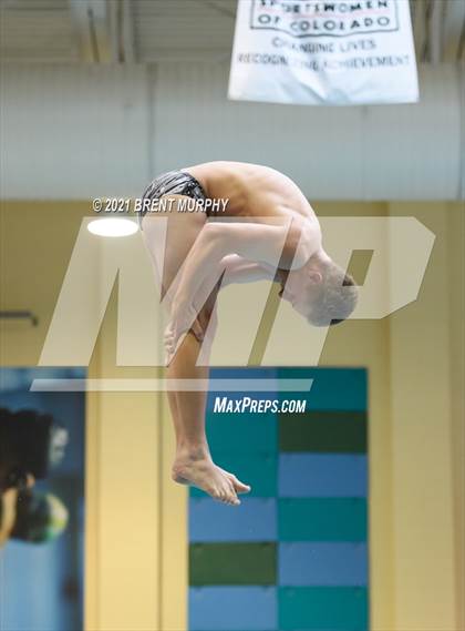 Thumbnail 2 in CHSAA 4A Boys Diving - State Championship photogallery.