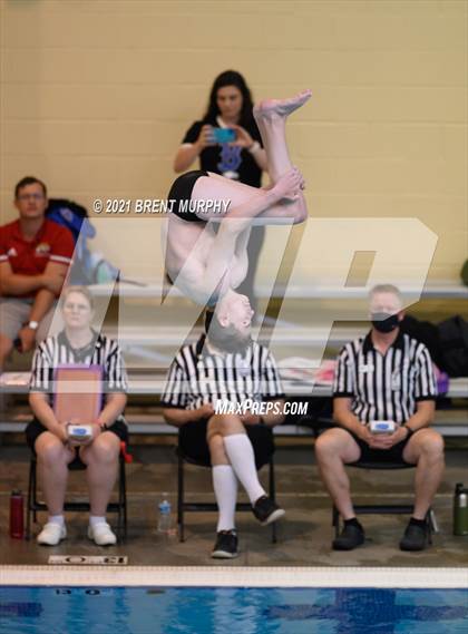 Thumbnail 1 in CHSAA 4A Boys Diving - State Championship photogallery.