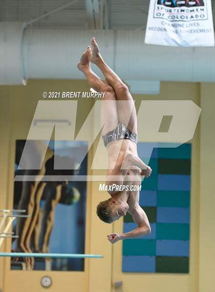 Thumbnail 1 in CHSAA 4A Boys Diving - State Championship photogallery.
