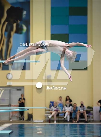 Thumbnail 1 in CHSAA 4A Boys Diving - State Championship photogallery.