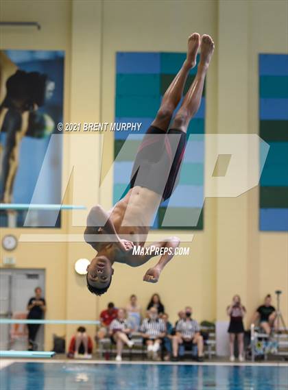 Thumbnail 1 in CHSAA 4A Boys Diving - State Championship photogallery.