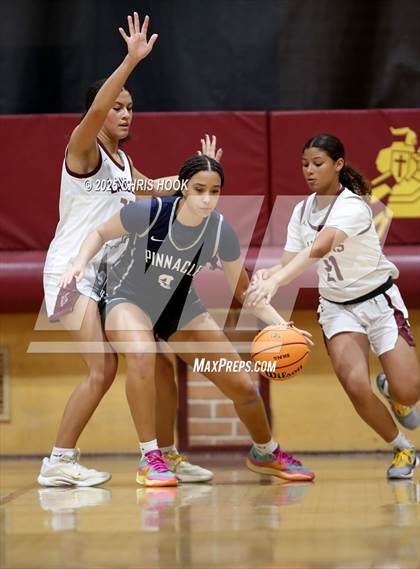 Thumbnail 3 in Pinnacle vs Salpointe Catholic (Salpointe Cactus Clash) photogallery.