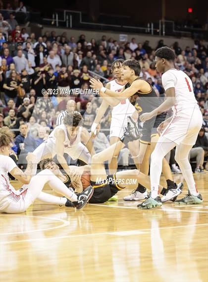 Thumbnail 2 in Cooper vs Newport (2023 9th Region Boys Basketball Tournament) photogallery.