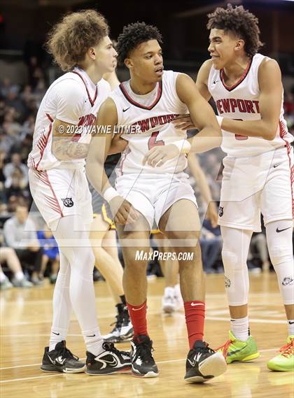 Thumbnail 3 in Cooper vs Newport (2023 9th Region Boys Basketball Tournament) photogallery.