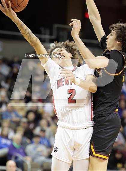 Thumbnail 1 in Cooper vs Newport (2023 9th Region Boys Basketball Tournament) photogallery.