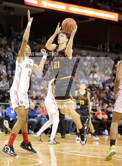 Thumbnail 1 in Cooper vs Newport (2023 9th Region Boys Basketball Tournament) photogallery.