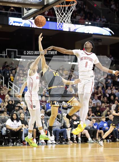 Thumbnail 3 in Cooper vs Newport (2023 9th Region Boys Basketball Tournament) photogallery.