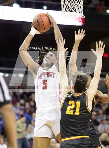 Thumbnail 2 in Cooper vs Newport (2023 9th Region Boys Basketball Tournament) photogallery.