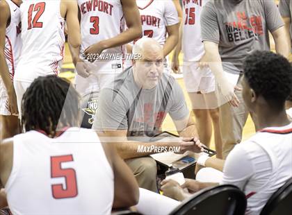 Thumbnail 1 in Cooper vs Newport (2023 9th Region Boys Basketball Tournament) photogallery.