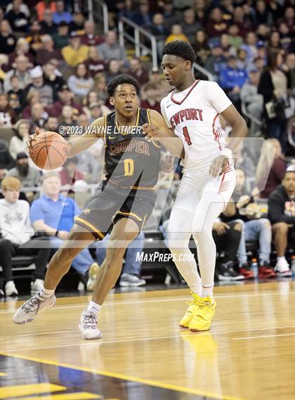 Thumbnail 3 in Cooper vs Newport (2023 9th Region Boys Basketball Tournament) photogallery.