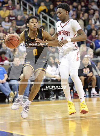Thumbnail 3 in Cooper vs Newport (2023 9th Region Boys Basketball Tournament) photogallery.