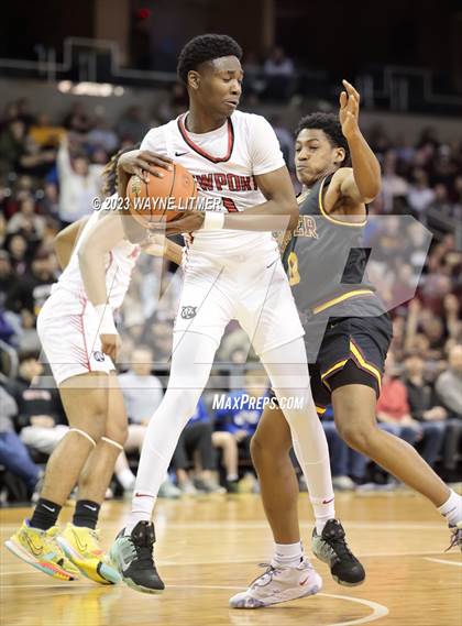 Thumbnail 3 in Cooper vs Newport (2023 9th Region Boys Basketball Tournament) photogallery.