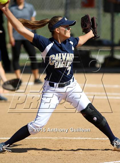 Thumbnail 3 in Cabrillo vs Calvary Chapel (CIF SS 3rd Round Playoff) photogallery.