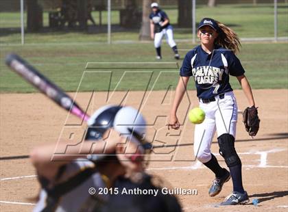 Thumbnail 2 in Cabrillo vs Calvary Chapel (CIF SS 3rd Round Playoff) photogallery.
