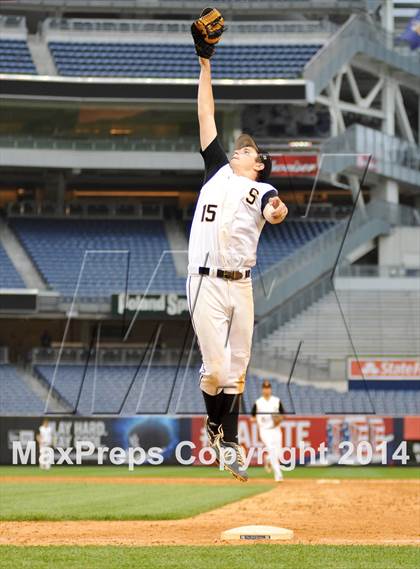 Thumbnail 3 in Beach Channel vs Bronx High School of Science (PSAL Class B Final) photogallery.