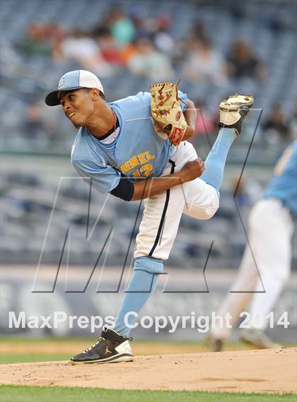 Thumbnail 3 in Beach Channel vs Bronx High School of Science (PSAL Class B Final) photogallery.