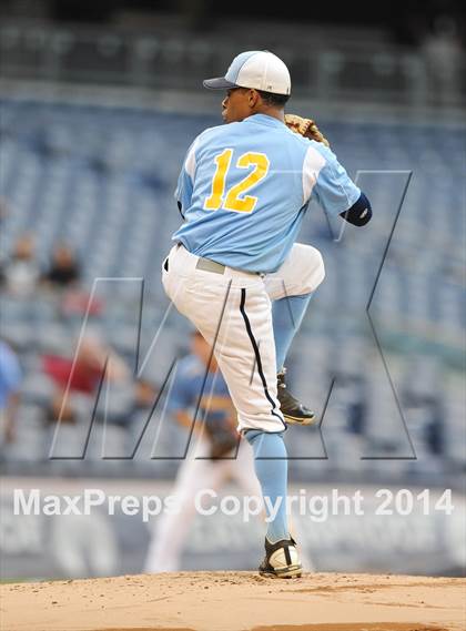 Thumbnail 3 in Beach Channel vs Bronx High School of Science (PSAL Class B Final) photogallery.