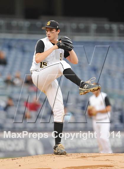 Thumbnail 2 in Beach Channel vs Bronx High School of Science (PSAL Class B Final) photogallery.