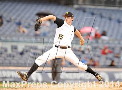 Thumbnail 2 in Beach Channel vs Bronx High School of Science (PSAL Class B Final) photogallery.